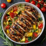 Easy One-Pan Balsamic Chicken Orzo with Vegetables