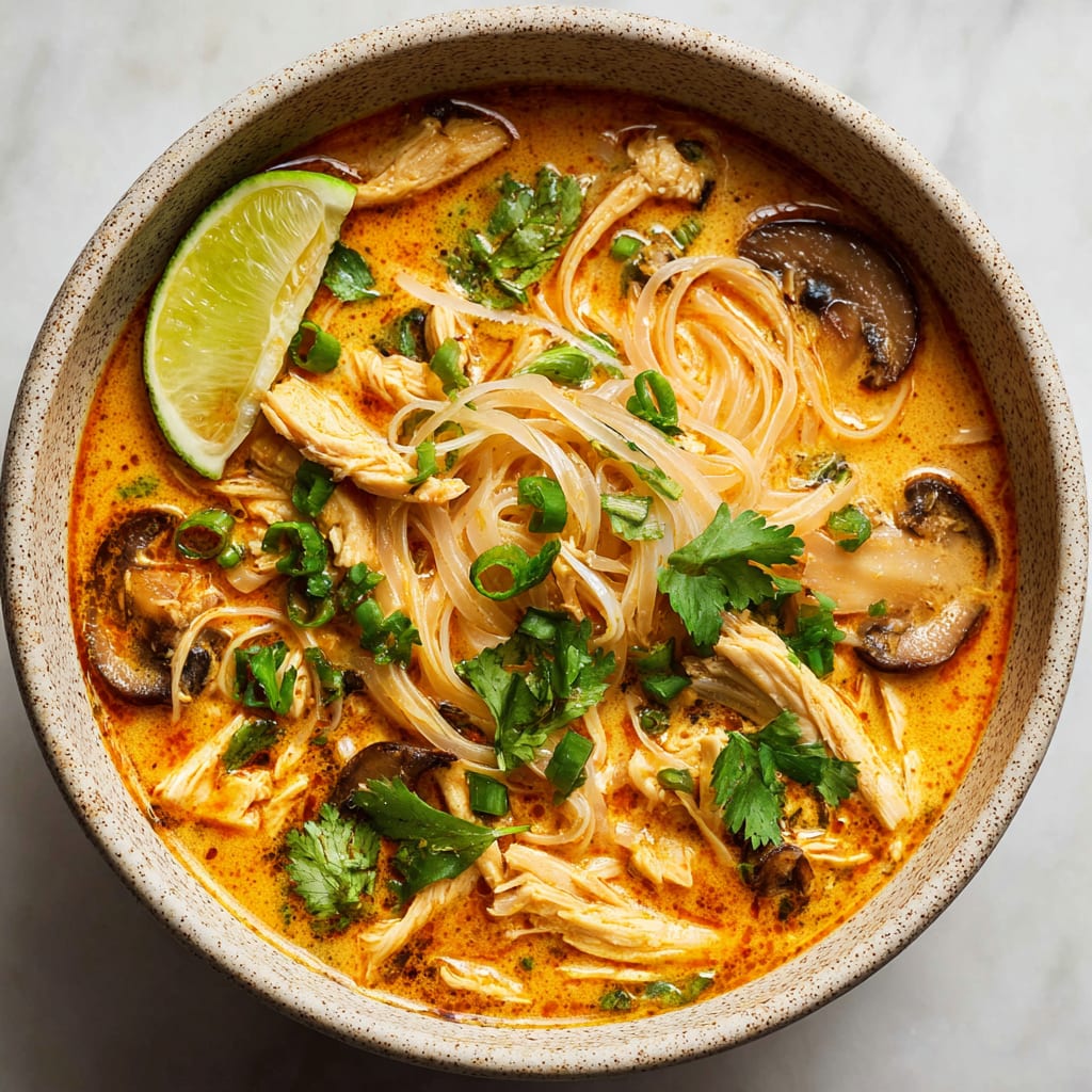 Easy Thai Chicken Curry Soup