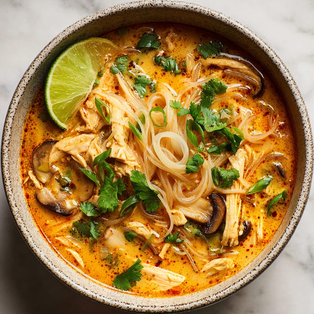 Easy Thai Chicken Curry Soup