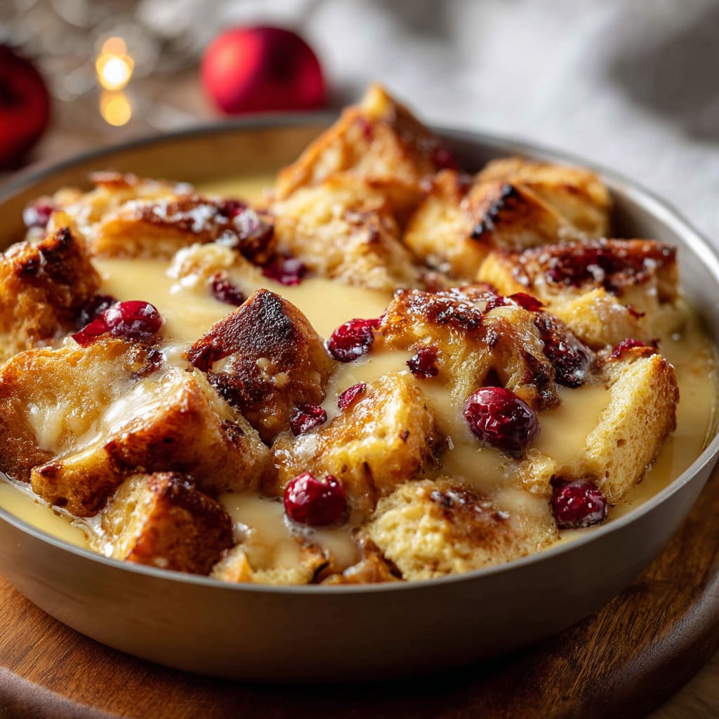 Eggnog Bread Pudding