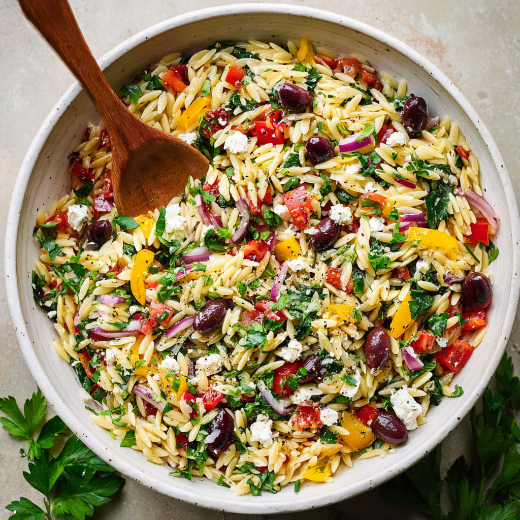 Greek Orzo Salad