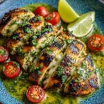 Grilled Salsa Verde Pepper Jack Chicken Recipe