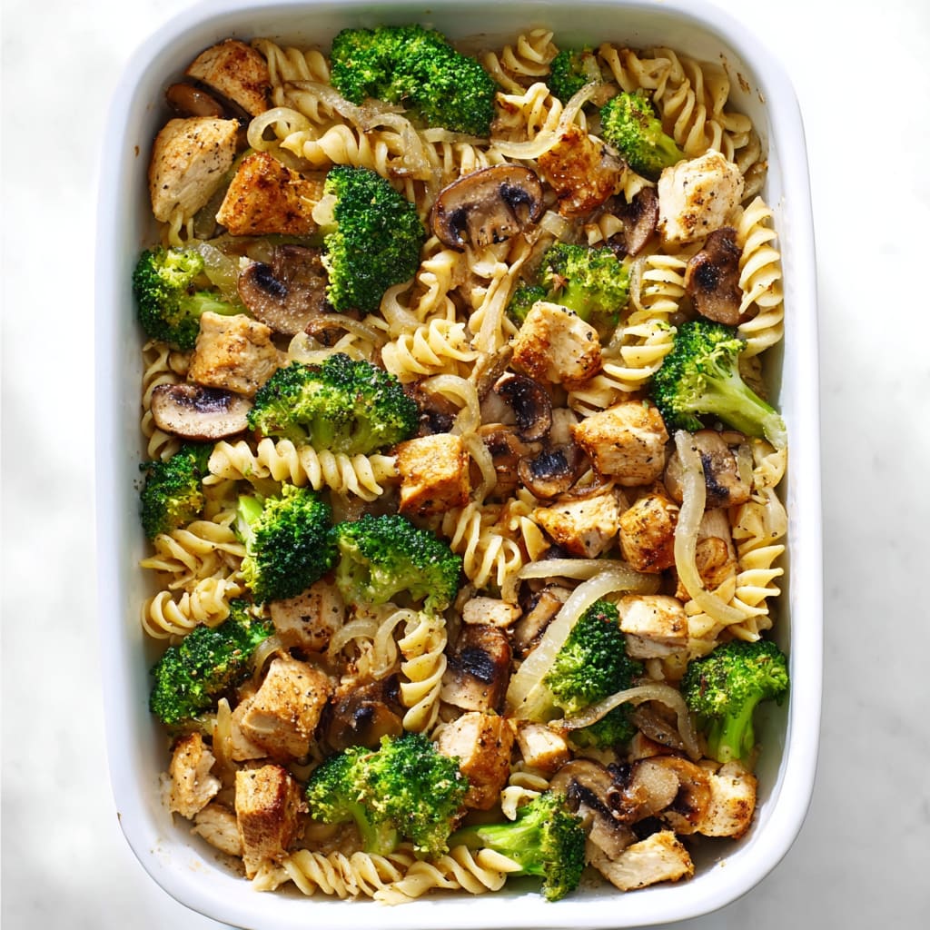 Healthier Broccoli Chicken Casserole