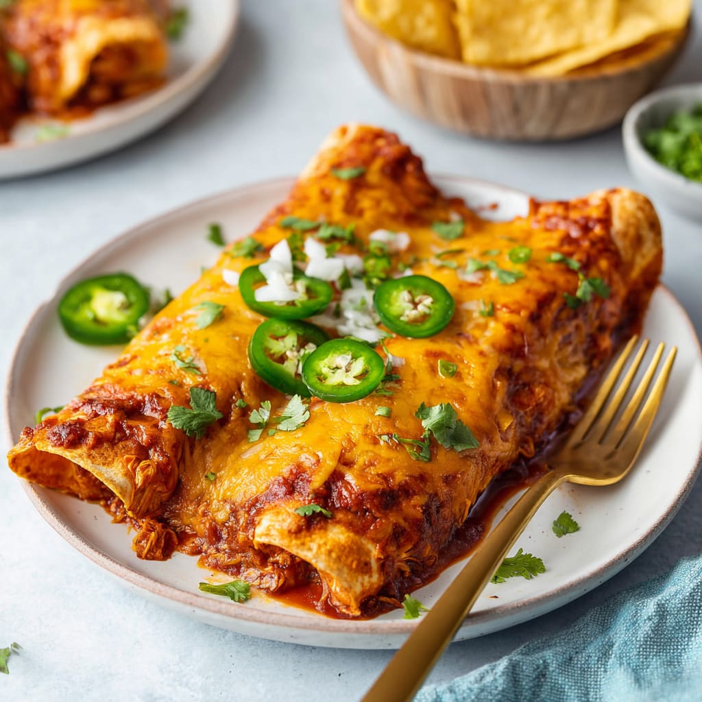 Healthy Chicken Enchiladas