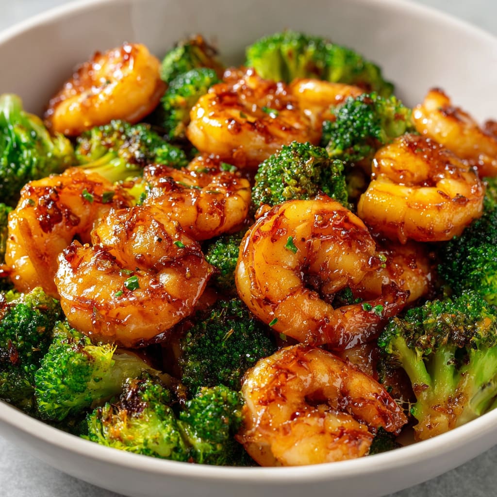 High-Protein Honey Garlic Shrimp