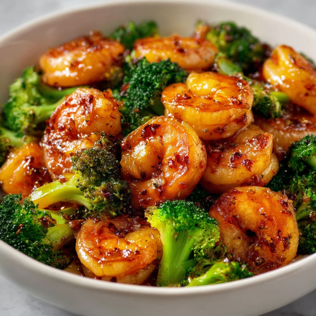 High-Protein Honey Garlic Shrimp