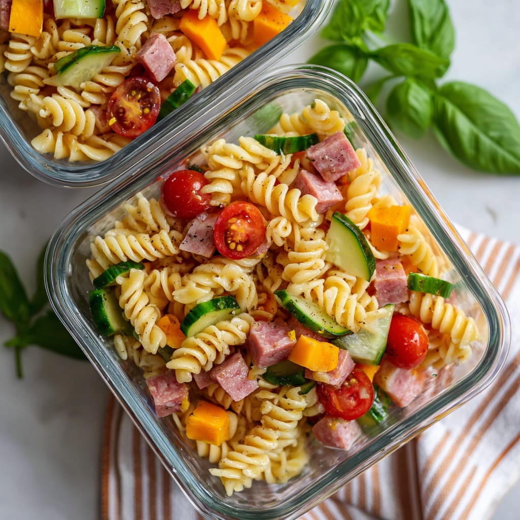 High Protein Italian Pasta Salad