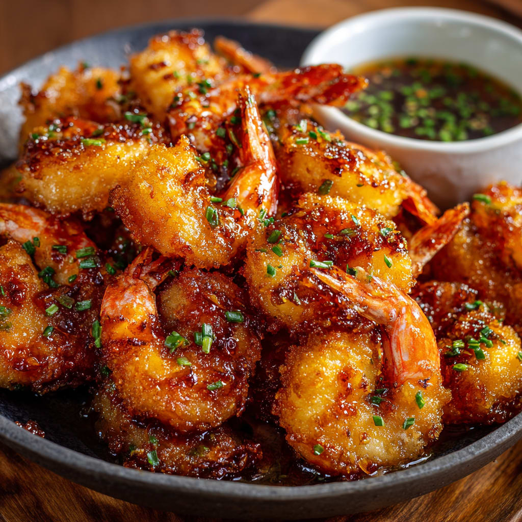 Hot Honey Fried Shrimp