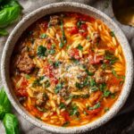 Irresistible One-Pot Italian Sausage Orzo Soup