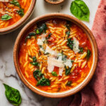 Italian Orzo Spinach Soup