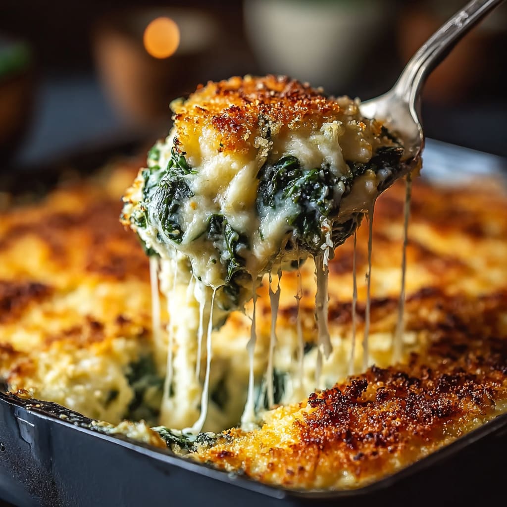 Italian Spinach Bake Recipe