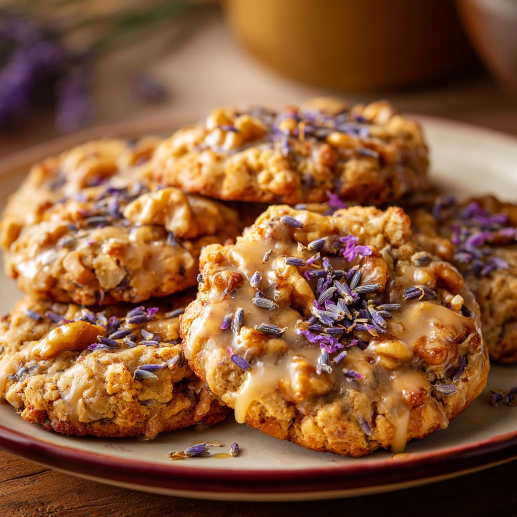 Lavender Honey Crunch Cookies