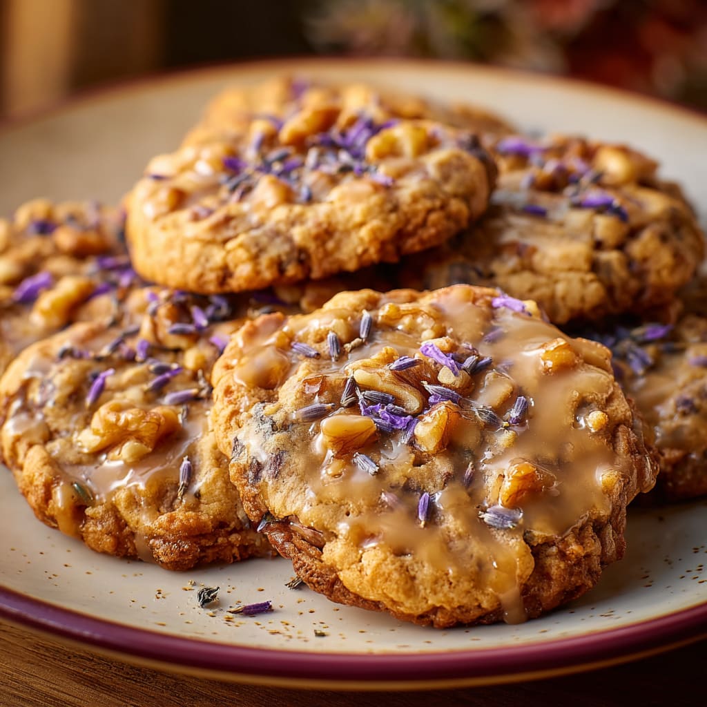 Lavender Honey Crunch Cookies