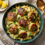 Lemon-Dill Meatballs With Orzo