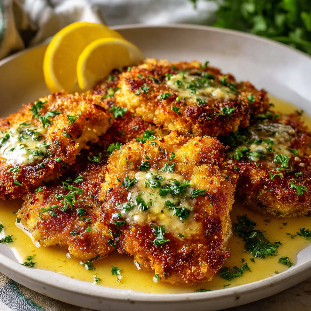 Lemon Pecorino Crusted Chicken