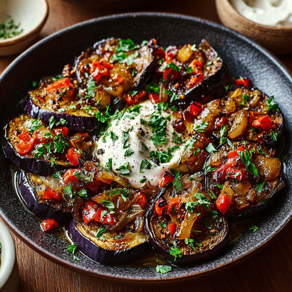 Mediterranean Roasted Eggplant