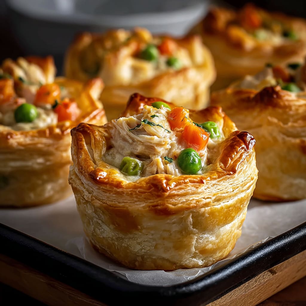 Mini chicken pot pies