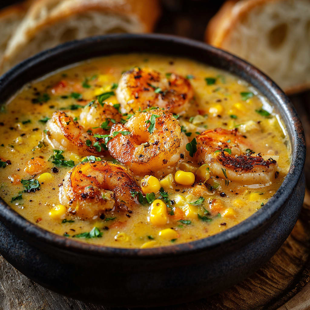 New Orleans Shrimp and Corn Bisque