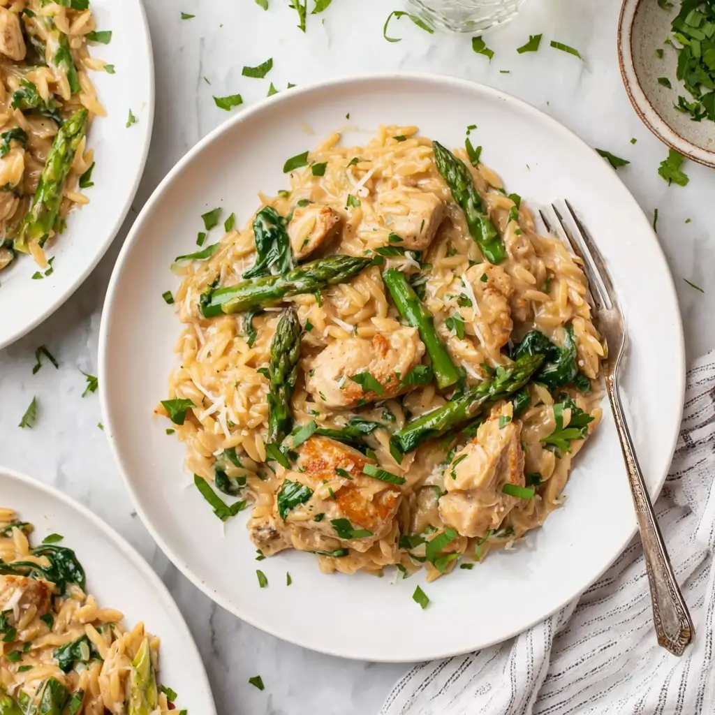 One Pot Chicken Orzo