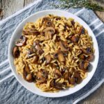 One Pot Orzo with Mushrooms