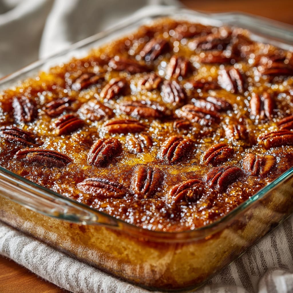 Pecan Pie Dump Cake
