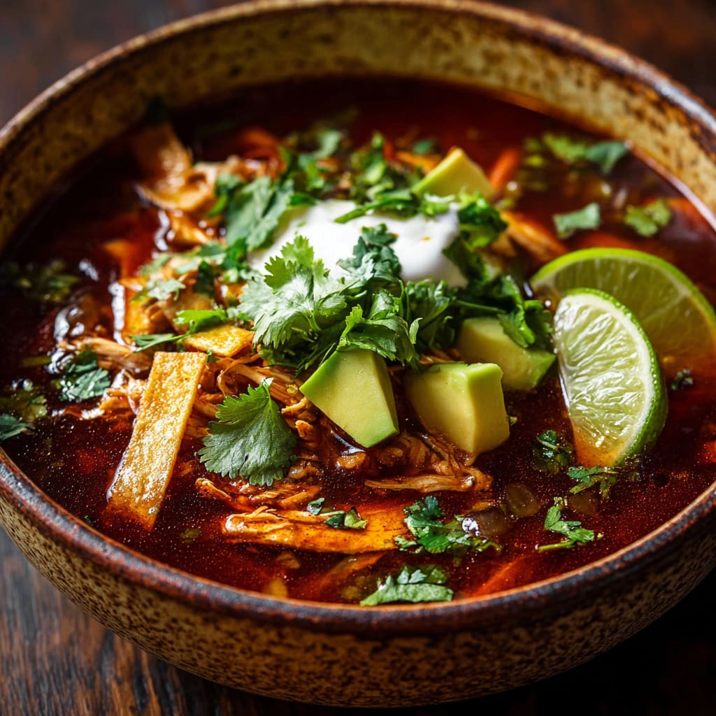 Poblano Chicken Tortilla Soup