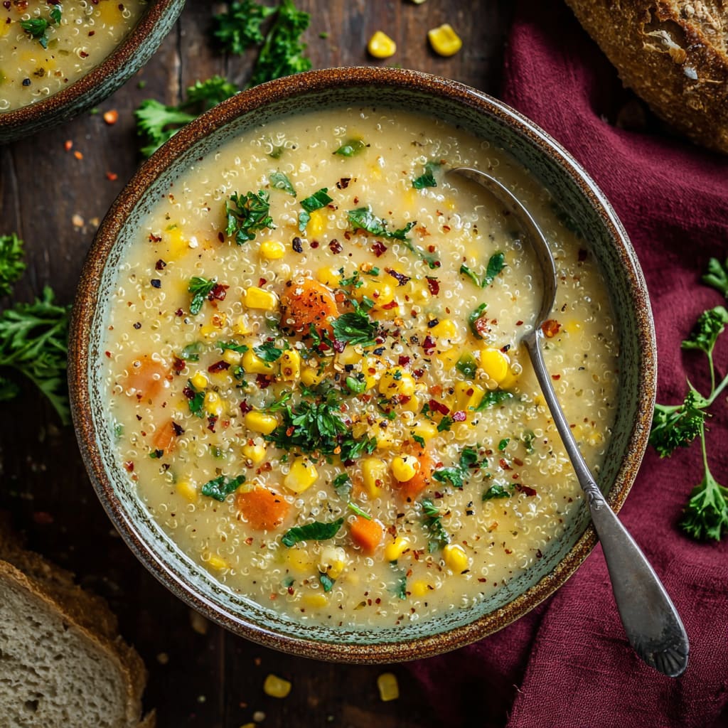 Quinoa Corn Chowder