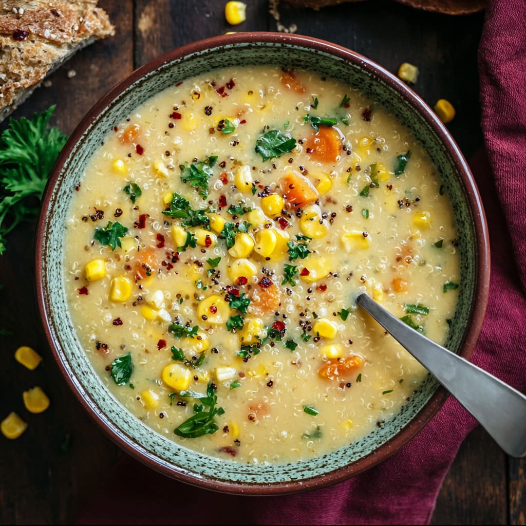 Quinoa Corn Chowder