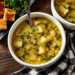 Roasted Garlic Potato Soup