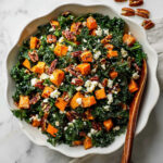 Roasted Sweet Potato Kale Salad