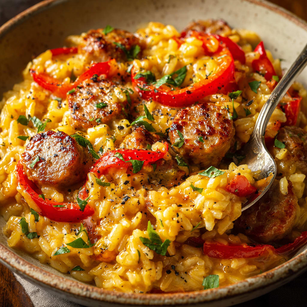 Sausage and Rice