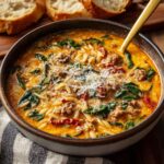 Savory Sausage Orzo Soup Delight