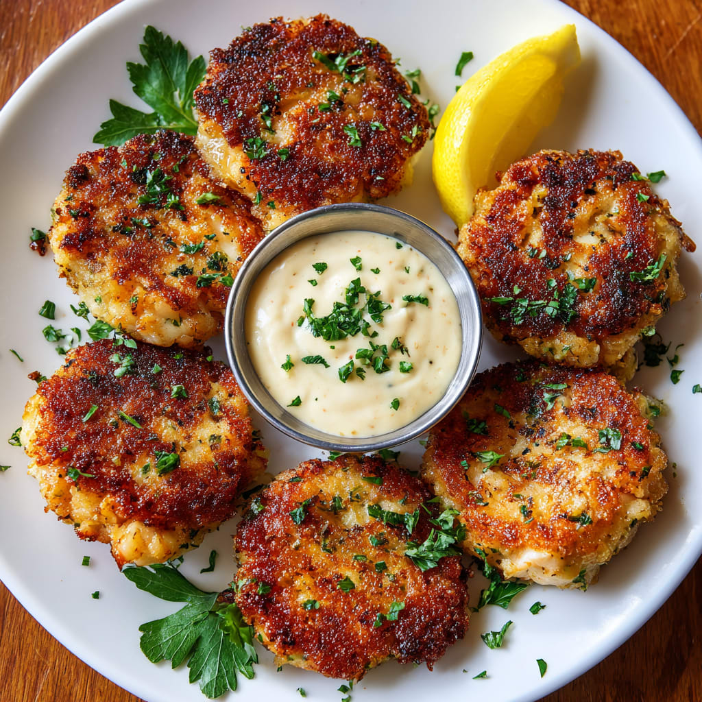 Shrimp Cakes with Lemon Aioli