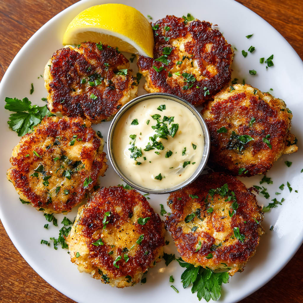 Shrimp Cakes with Lemon Aioli