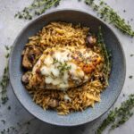 Slow Cooker Parmesan Herb Chicken & Orzo