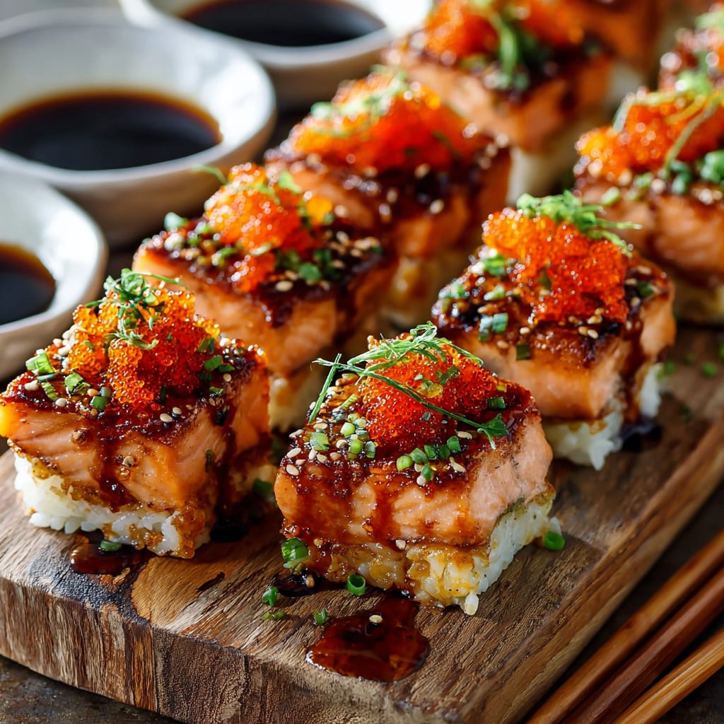 Spicy Salmon Sushi Bake Recipe