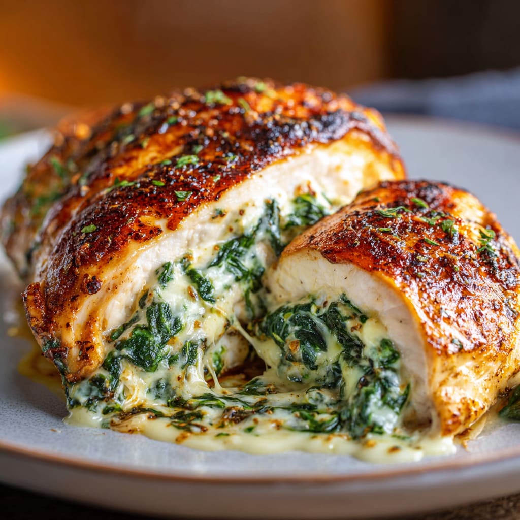 Spinach Stuffed Chicken