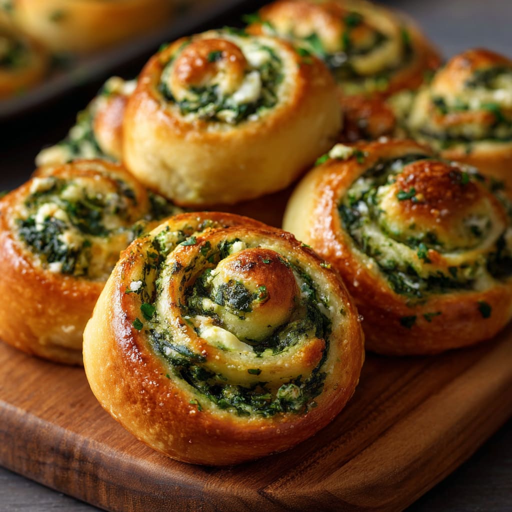 Spinach and Ricotta Rolls Recipe