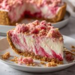 Strawberry Shortcake Freezer Pie