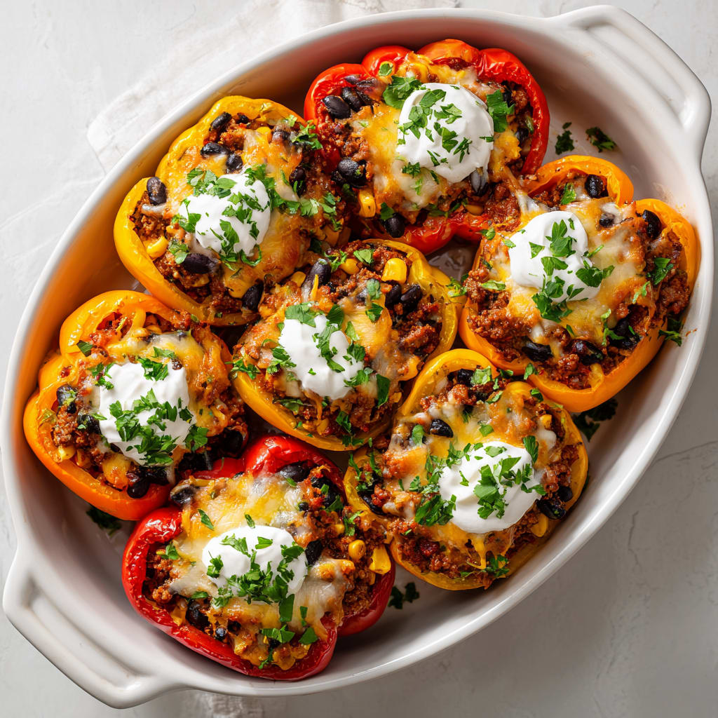 Taco Stuffed Peppers Recipe