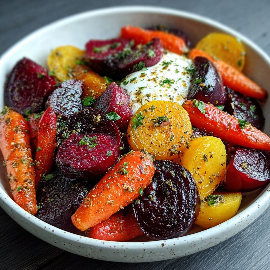 Vibrant Roasted Beets and Carrots