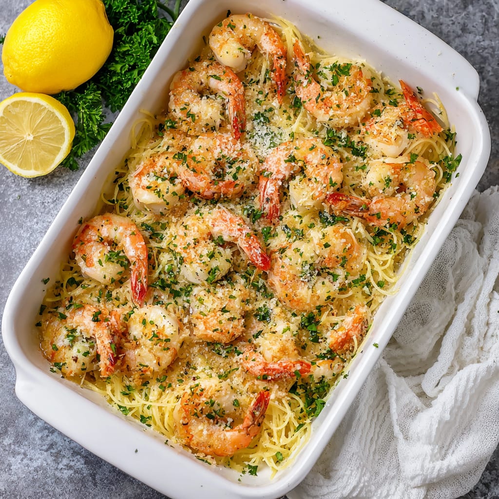 Baked Shrimp Scampi