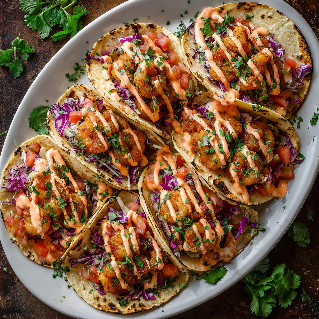 Bang Bang Shrimp Tacos