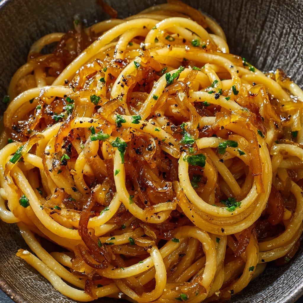 Caramelized Onion Pasta Recipe