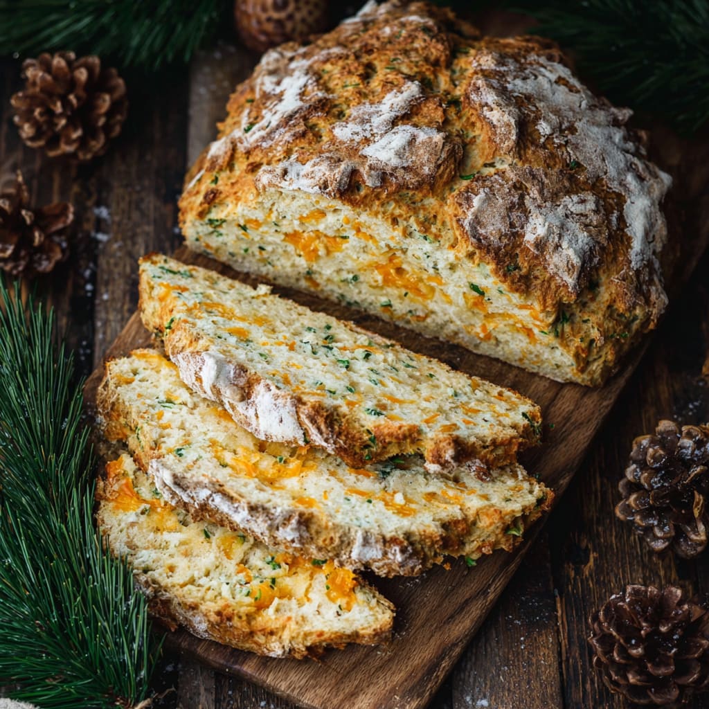 Cheddar and Herb Soda Bread