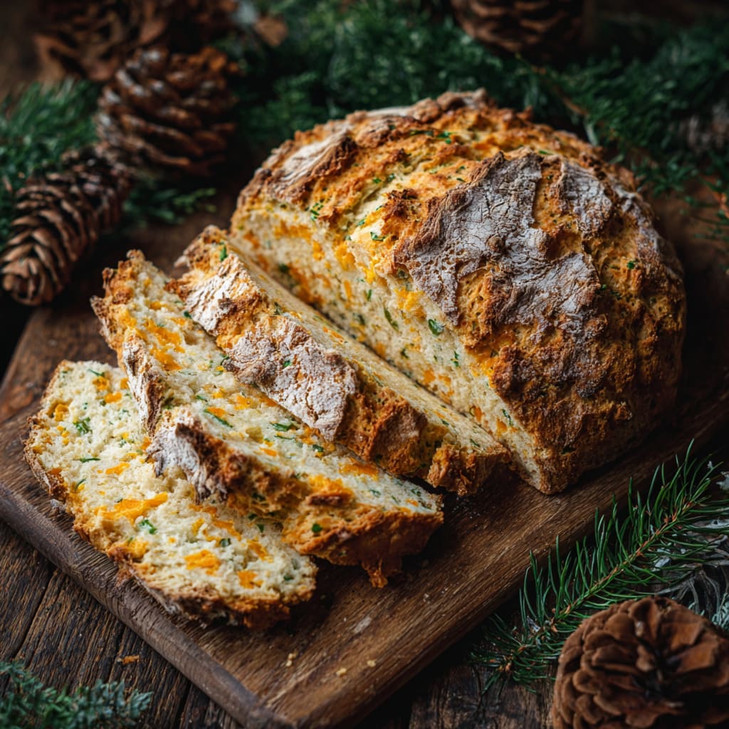 Cheddar and Herb Soda Bread