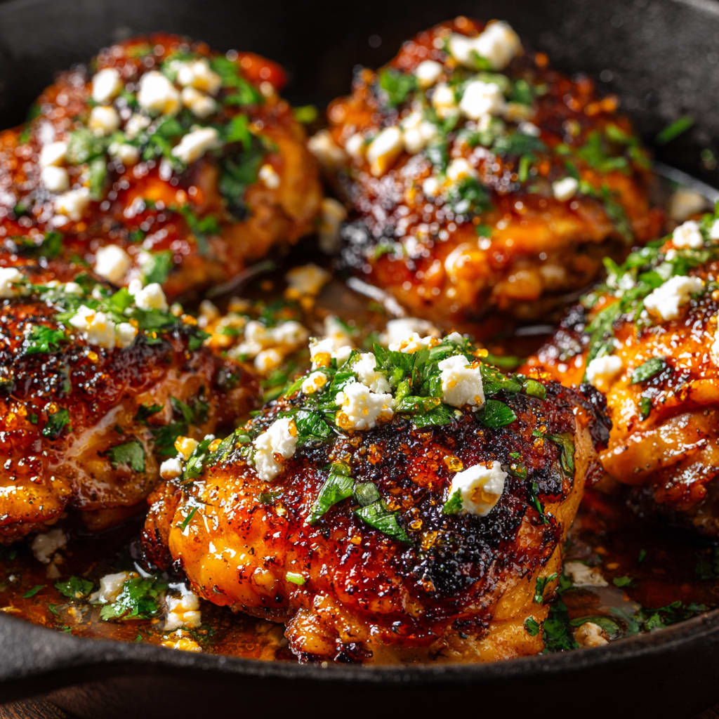 Crispy Hot Honey Feta Chicken Recipe
