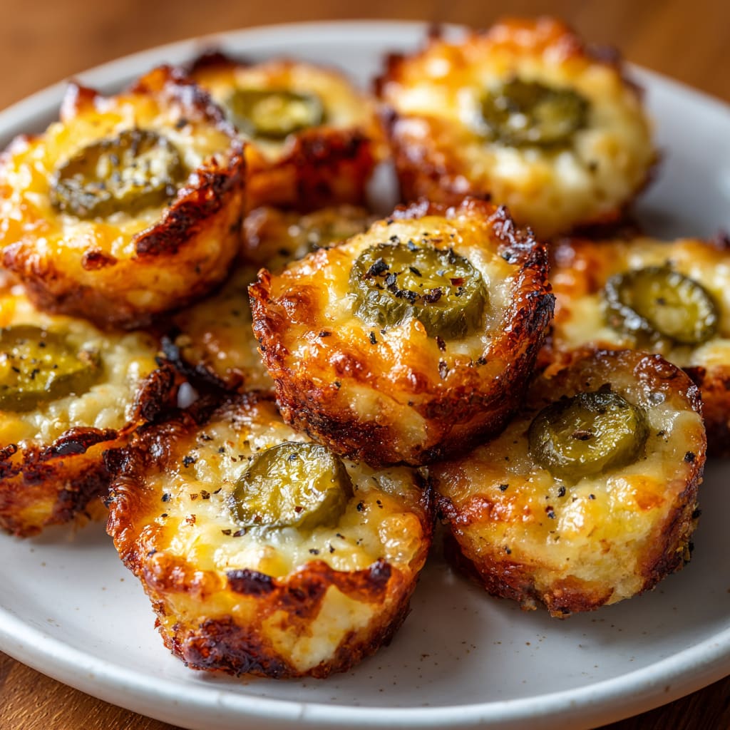 Crispy Pickle Cheese Bites