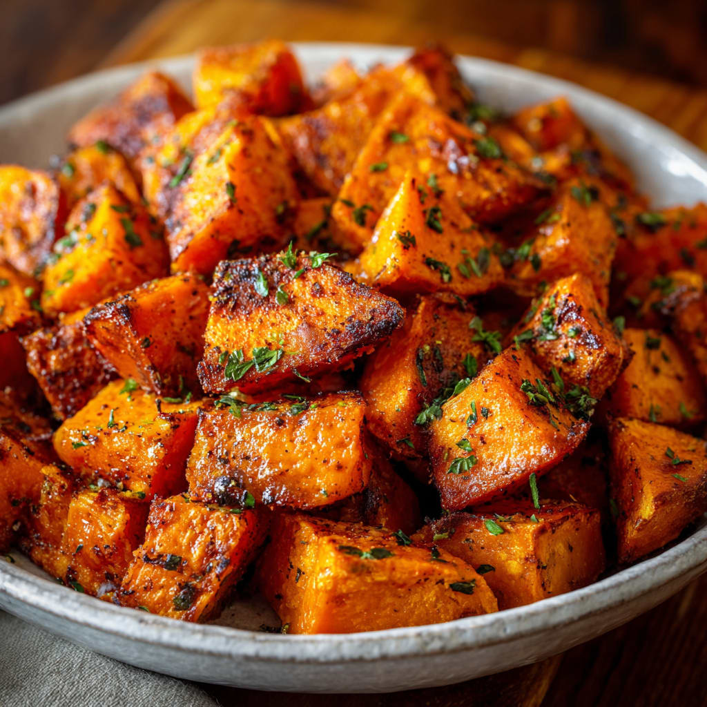 Crispy Roasted Sweet Potatoes