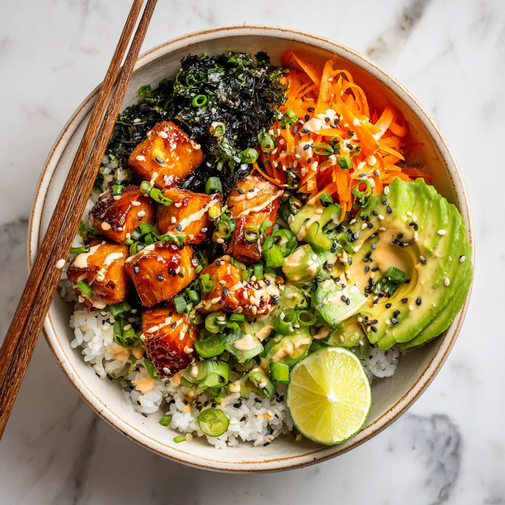 Crispy Salmon Bowls Recipe